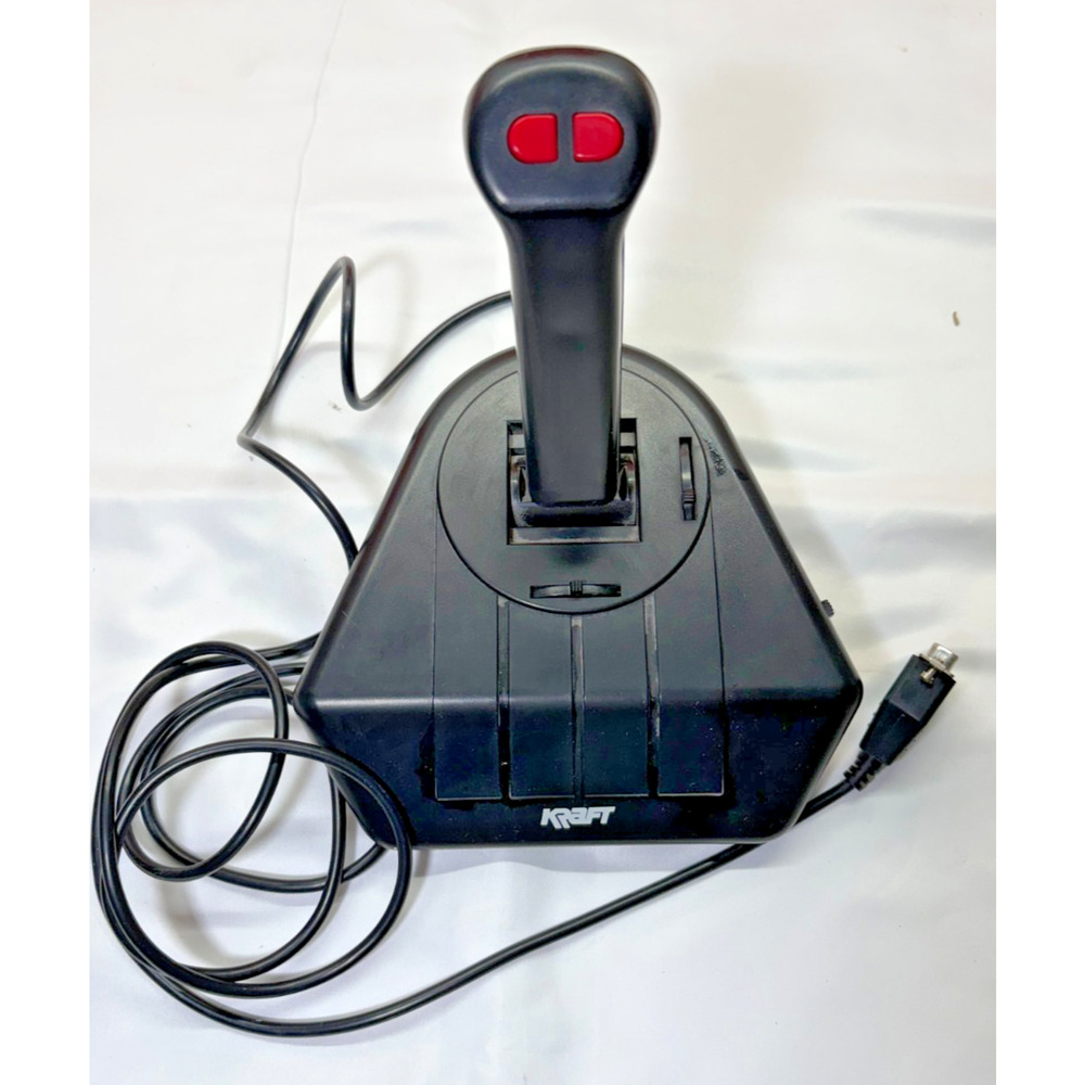 Kraft Thunderstick Joystick Vintage PC Game Controller DB15 Untested